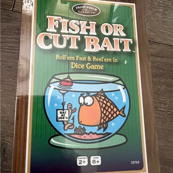 Fish or Cut Bait Dice Game & Deer in the Headlights Game New - Picture 2 of 5